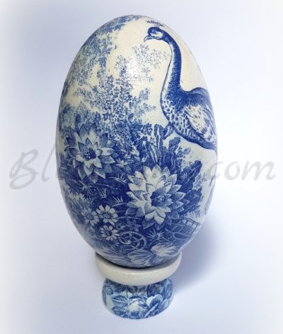Huevo de cerámica decorativo 