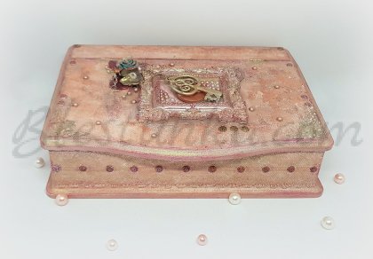 Caja de madera para joyas 