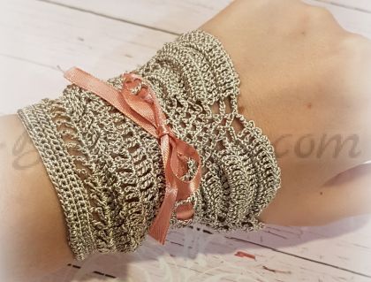 Pulseras "Hermanas" -  beis