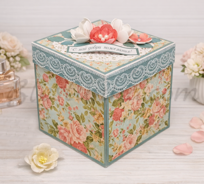Експлодираща кутия "Букет цветя"