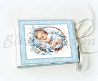 Мини албум "Сладкото бебе" в синьо