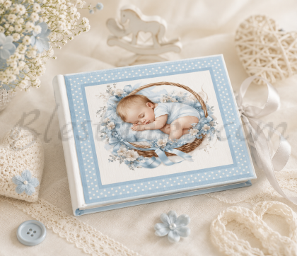 Mini album "Sweet baby" in blue 