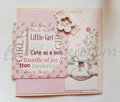 Greeting card "Baby girl"