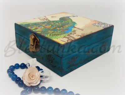 Caja de madera para joyas "Oriente"