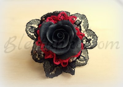Ring "Graphite color rose"