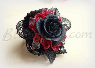 Ring "Graphite color rose"