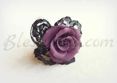 Ring "Purple rose"