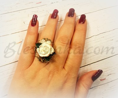 Ring "White rose"