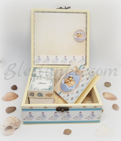 Кутия за бебешки съкровища "Морско приключение" 