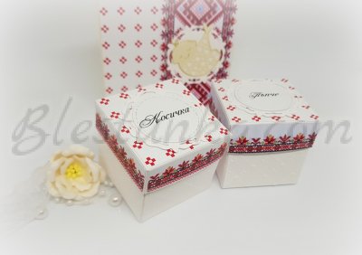 Baby`s Treasures Box "Sweet baby" in red colour 