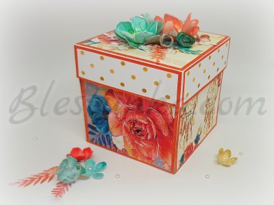 Surprise exploding box "Tenderness" 