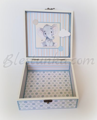Кутия за бебешки съкровища "Малкото слонче" 