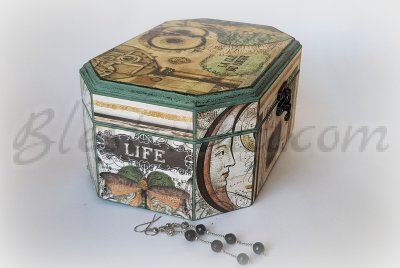 Wooden treasure box "Inspiration" 