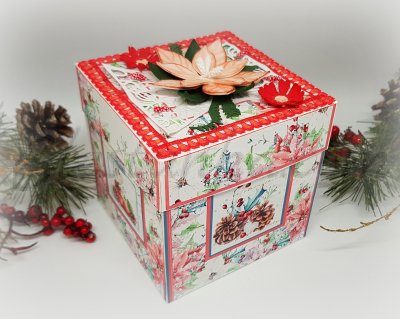 Caja sorpresa explosiva "Magia navideña" 