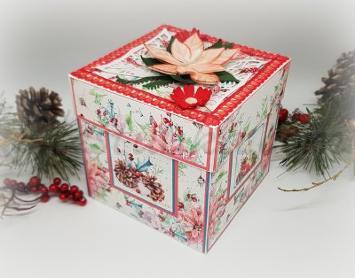 Surprise exploding box "Christmas Magic" 