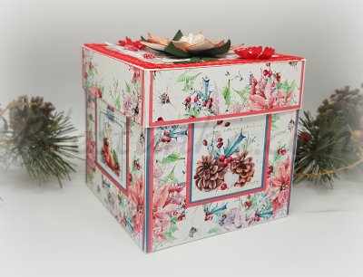 Surprise exploding box "Christmas Magic" 
