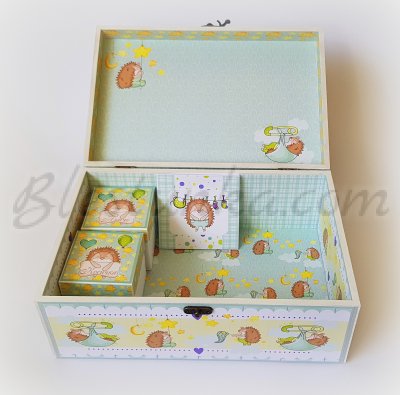 Baby`s Treasures Box "Little hadgehog" - big 
