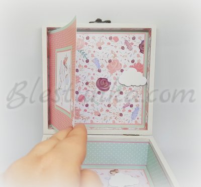 Baby`s Memories Box "The girl with the flowers"