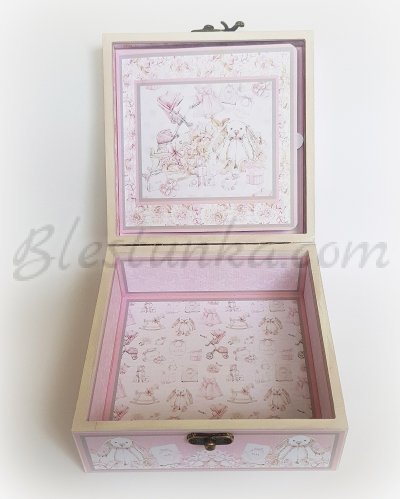 Кутия за бебешки съкровища "Розовото зайче"