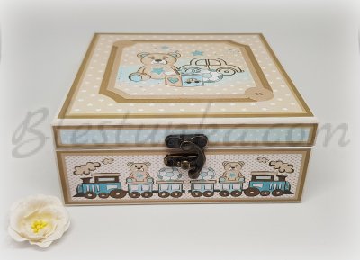 Кутия за бебешки съкровища "Меченце"