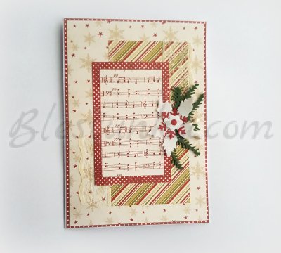 Коледна картичка "Коледна песен"