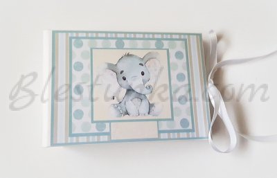 Caja para los tesoros del bebé "Pequeño elefante"