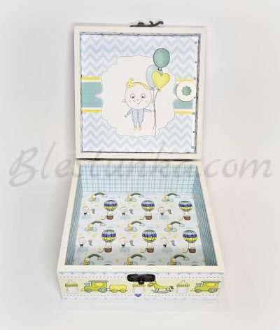 Baby`s Treasures Box "Sweet baby" in green