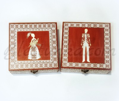 Wooden jewellery box "Еmbroidery"