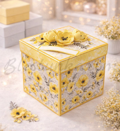 Caja sorpresa explosiva "Amapolas" 