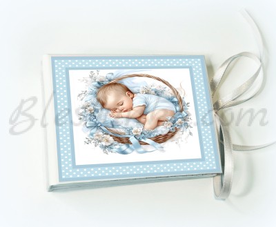 Мини албум "Сладкото бебе" в синьо